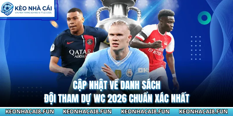 Danh sách đội tham dự WC 2026