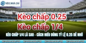 Kèo Chấp 1/4 Là Sao - Cách Hiểu Đúng Tỷ Lệ 0.25 Dễ Nhớ 7 Kèo chấp 1/4 là sao