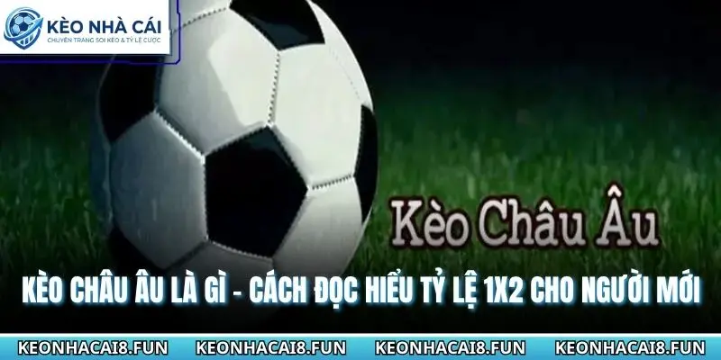 Kèo Châu Âu Là Gì - Cách Đọc Hiểu Tỷ Lệ 1X2 Cho Người Mới 4 Kèo châu Âu là gì